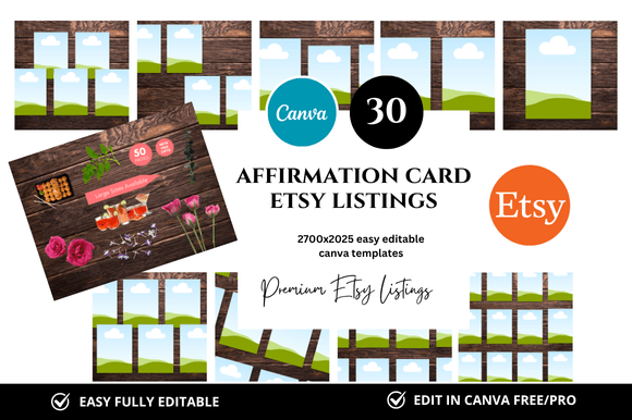 30 Card Premium Etsy Listings Mockup: A Comprehensive Guide to Effective E-Commerce Presentation