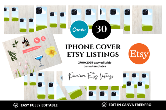 30 Premium Phone Etsy Listings Mockup: A Guide to Creating Professional Product Displays