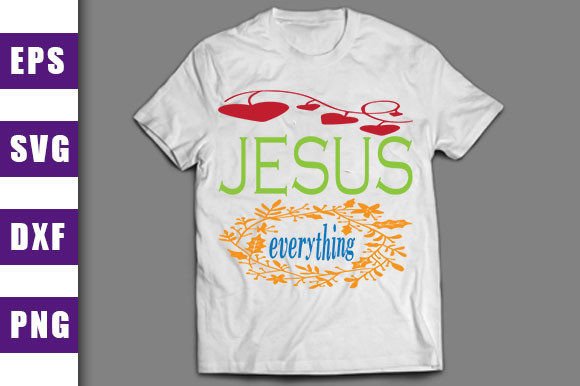 Christmas Svg Jesus Everything Font